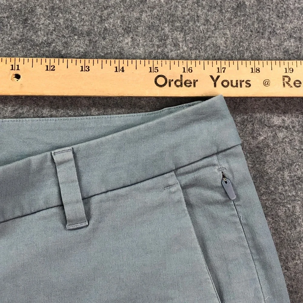 Lululemon Mens Commission Shorts 34x7 Light Blue Regular Fit Athletic Chino